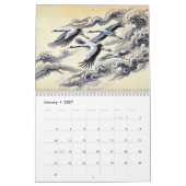 Kraanvogels in inkt – een reis door de seizoenen kalender (Jan 2027)