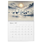 Kraanvogels in inkt – een reis door de seizoenen kalender (Feb 2027)