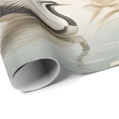 kraanvogels kraanvogelbehang cadeaupapier (Rol Hoek)