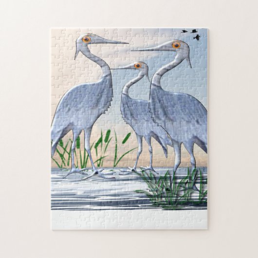 Kraanvogels Puzzel (Verticaal)