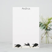 kraanvogels Verslaving van wilde dieren Briefpapier (Staand voorkant)