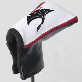 Kraanvormig ginkoblad golfheadcover (3/4 voorkant)
