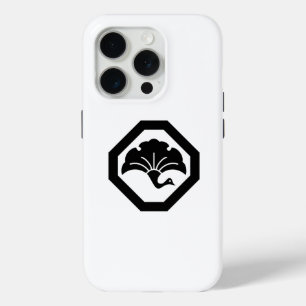 Kraanvormig ginkoblad op dienblad iPhone 15 pro case