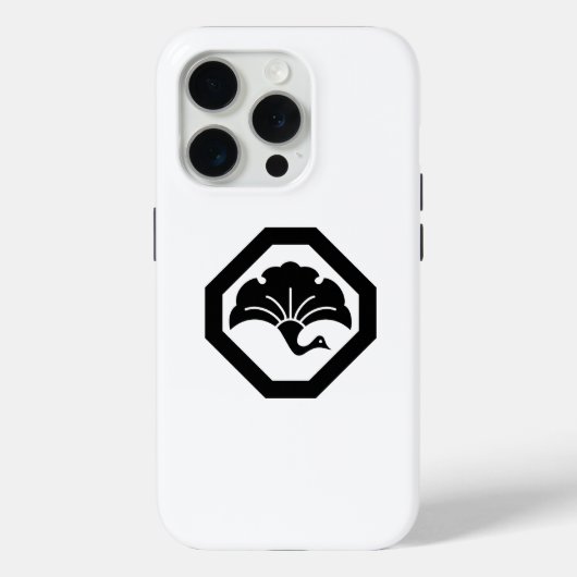 Kraanvormig ginkoblad op dienblad Case-Mate iPhone case (Achterkant)