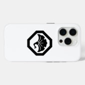 Kraanvormig ginkoblad op dienblad Case-Mate iPhone case (Achterkant (horizontaal))