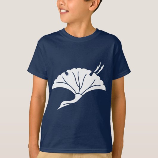kraanvormig inkgoblad t-shirt (Voorkant)