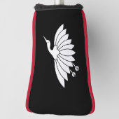 Kraanvormige chrysant golfheadcover (Draai 90)