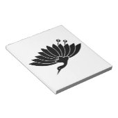 Kraanvormige chrysant notitieblok (Schuin)