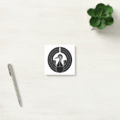 Kraanvormige noshi cirkel post-it® notes (Kantoor)
