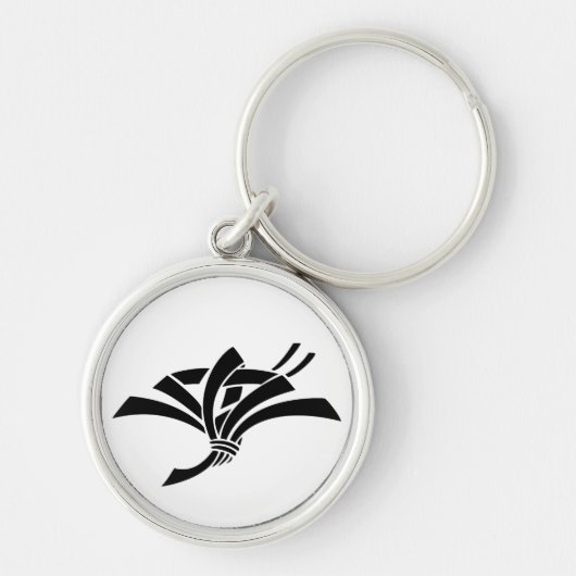 Kraanvormige noshi sleutelhanger (Voorkant)