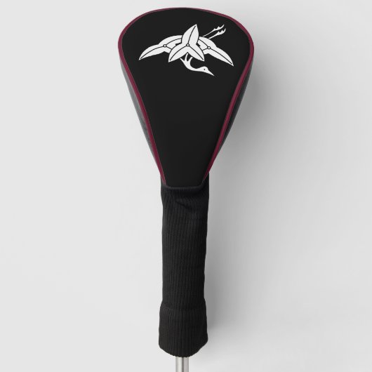 Kraanvormige pijlpunt golf headcover (Voorkant)
