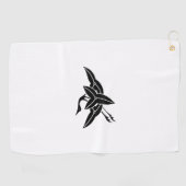 Kraanvormige pijlpunt golfhanddoek (Horizontaal)