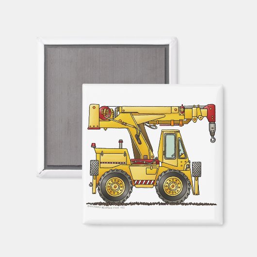 Kraanwagen constructie magneten (Voorkant / Achterkant)