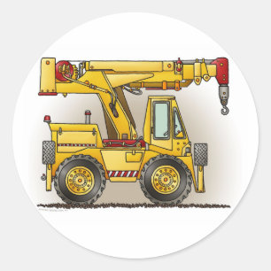 Kraanwagen Kinder Sticker
