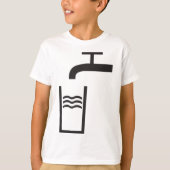 Kraanwater Symbool T-shirt (Voorkant)