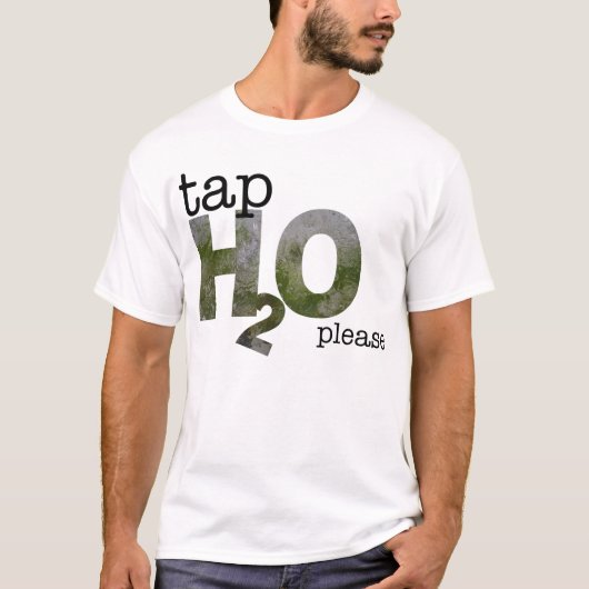 kraanwater t-shirt (Voorkant)