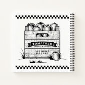 KRAAT VAN TOMATEN NOTITIEBOEK (Achterkant)