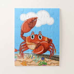 Krab 30 van het alfabet de Overmaatse Stukken van Legpuzzel