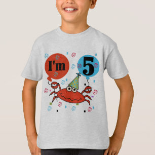 Krab 5e verjaardag Tshirts en geschenken