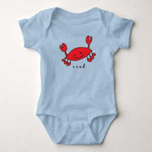 Krab Baby Bodysuit en One-Piece (met basis)