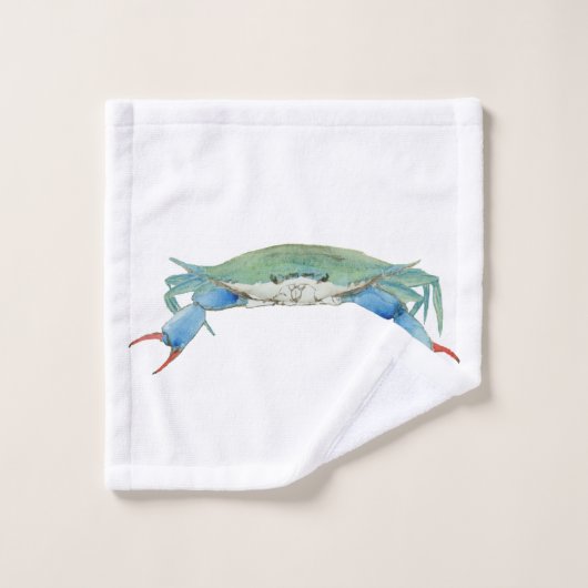 krab bad handdoek (Wasdoekje)