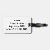 krab bagagelabel (Achterkant horizontaal)