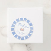 krab bedankjes labels (In situ)