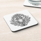 krab bier onderzetter (Linkerzijde)