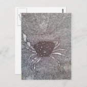 krab briefkaart (Voorkant / Achterkant)