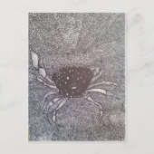 krab briefkaart (Voorkant)