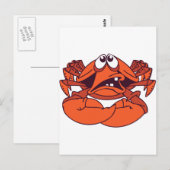 krab briefkaart (Voorkant / Achterkant)
