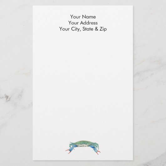 krab briefpapier (Voorkant)