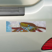 krab bumpersticker (Op auto)