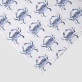 Krab Decoratief Weefsel Papier Patroon Strand (Detail)