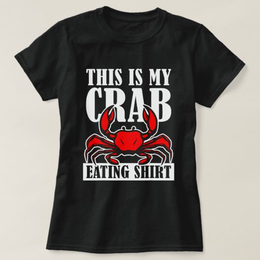 Krab Eating Kleding 2Dit is mijn krab Eating T-shirt (Design voorkant)