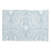 Krab en zee wiet, kustzomer in wit en lig kussensloop (Achterkant-Links)