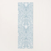 Krab en zee wiet, kustzomer in wit en lig yogamat (Achterkant)