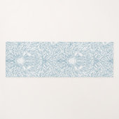 Krab en zee wiet, kustzomer in wit en lig yogamat (Voorkant (horizontaal))