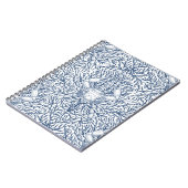 Krab en zee wiet, kustzomer in wit en nav notitieboek (Linkerzijde)