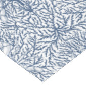 Krab en zee wiet, kustzomer in wit en nav tafelkleed (Gekanteld)