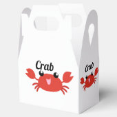 Krab Favor Box Bedankdoosjes (Geopend)