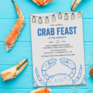 Krab Feest Uitnodiging