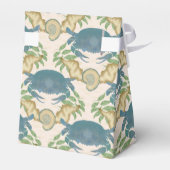 Krab Feest-Waterverf Blauwe Krabben, Pensioen Bedankdoosjes (Achterkant)