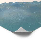 Krab Feest-Waterverf Blauwe Krabben, Pensioen Poster (Hoek)