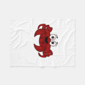 Krab Fleece Deken (Voorkant (Horizontaal))
