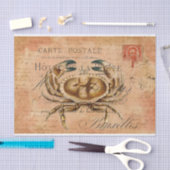 krab Frans Briefkaart ontkoppeling Tissuepapier (Craft)