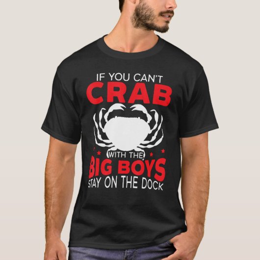 Krab Gevist Crabby Visser Krabben Fisher Krab T-shirt (Voorkant)