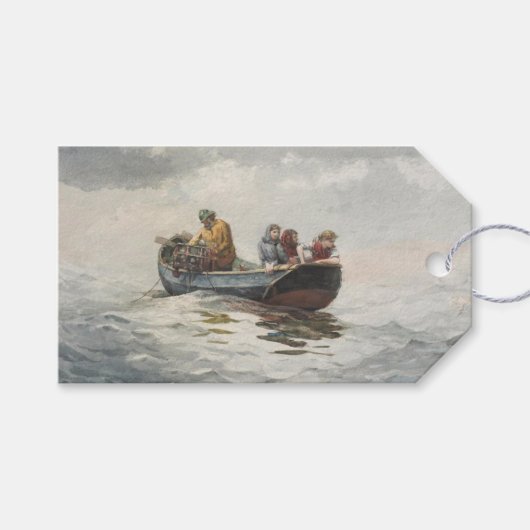Krab Gevist (door Winslow Homer) Cadeaulabel (Voorkant (Horizontaal))
