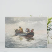 Krab Gevist (door Winslow Homer) Kaart (Staand voorkant)