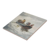 Krab Gevist (door Winslow Homer) Tegeltje (Zijkant)